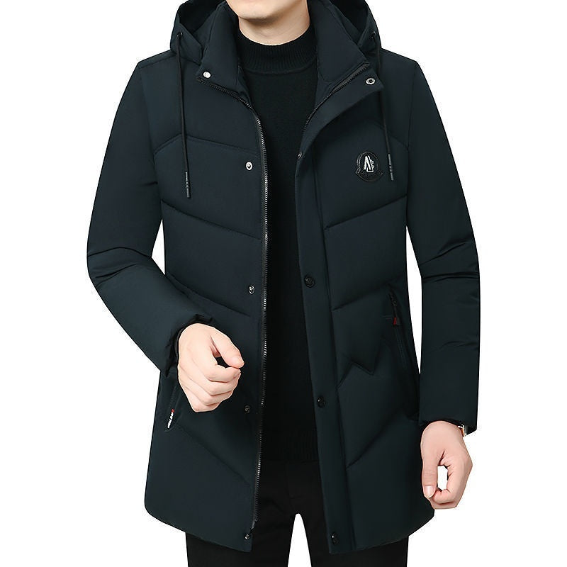 Winter Middle-aged And Elderly Men's Coat Thickened