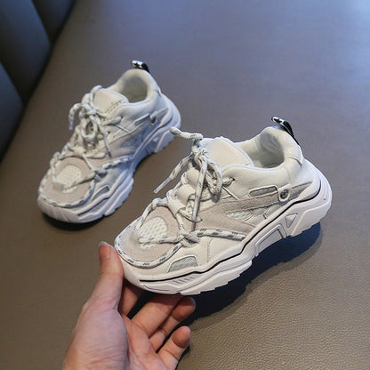 Male baby sports shoes parent-child shiny shoes