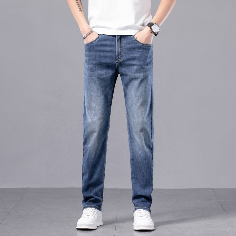 Men's Straight Slim Stretch Casual Pants