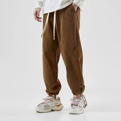 Ankle-tied Sports Chenille Casual Pants