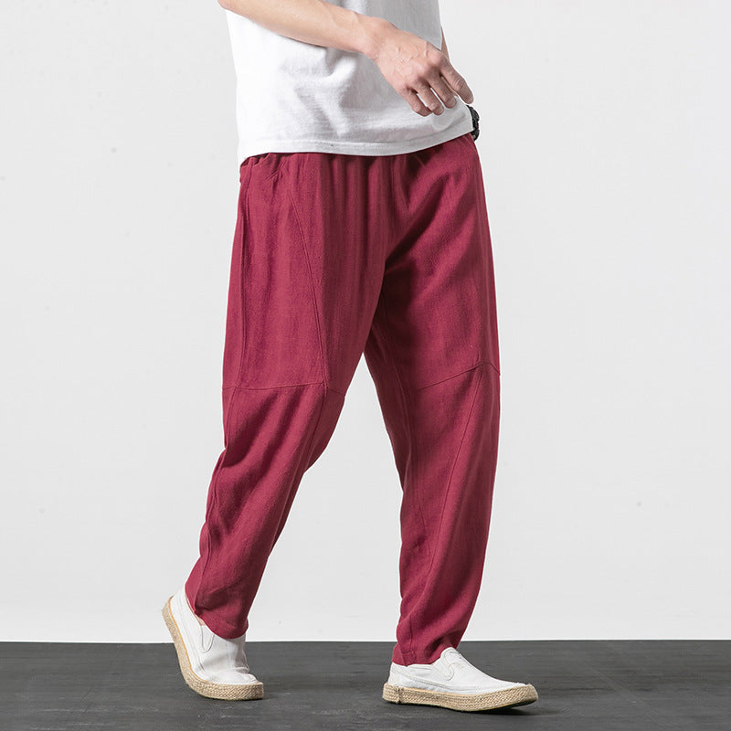 Men's Loose Fashion Polyester Harem Pants