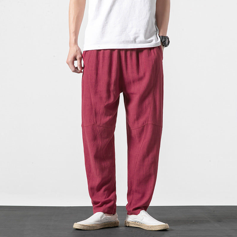 Men's Loose Fashion Polyester Harem Pants