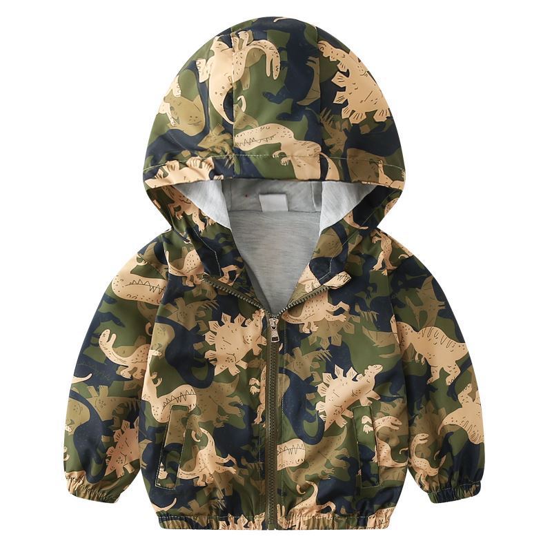 Boy jacket casual hooded jacket