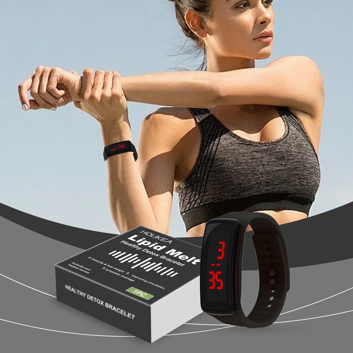 Sports Watch Outdoor Fitness Time