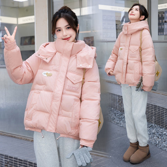 Women's Candy-colored Cotton-padded Jacket