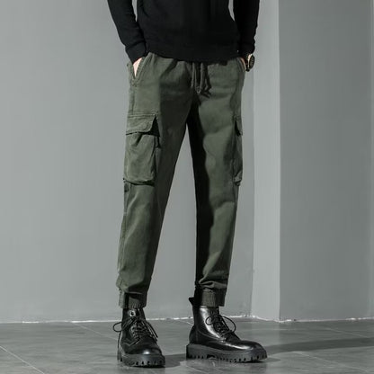 Military Style Loose Casual Jogger Pants Men's