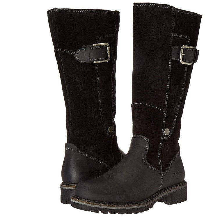 Low Heel High Tube Side Zipper Knight Boots