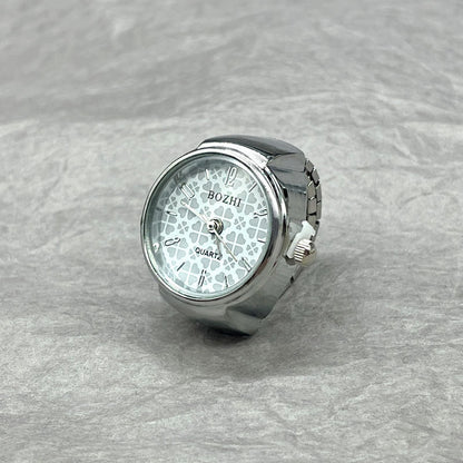 Ring Watch Simple Gold And Silver Shell All-Match Ring Watch