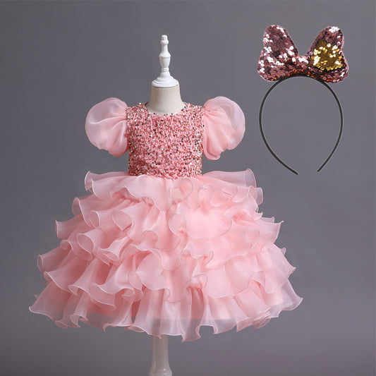 Kinder Tutu Geburtstag Prinzessin Partykleid