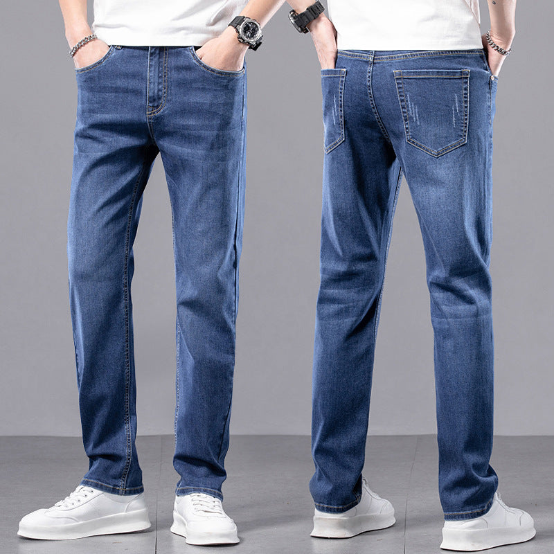 Men's Straight Slim Stretch Casual Pants