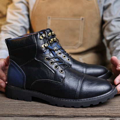 Fashion High Top Working Wear Style Boots