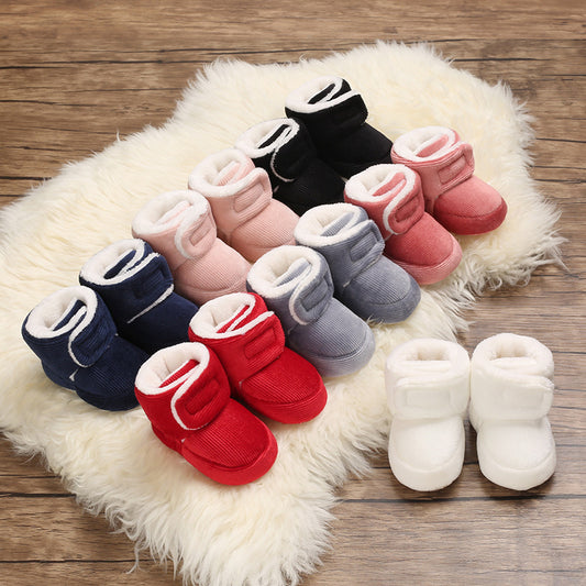 Babyschuhe aus Baumwolle, Babyschuhe mit weicher Sohle, lässige Kleinkinderschuhe