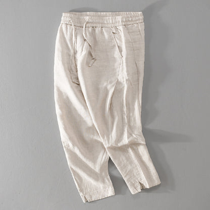 Summer Menswear Loose Linen Pants