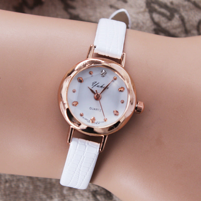 Simple Elegant Student Thin Strap Small Mori Style Women's Watch