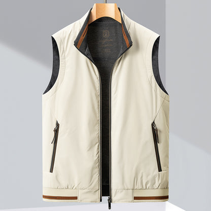 Coat Vest Casual Men's Double-sided Sleeveless Top