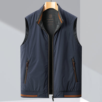 Coat Vest Casual Men's Double-sided Sleeveless Top