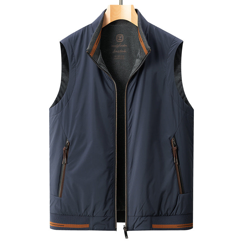 Coat Vest Casual Men's Double-sided Sleeveless Top