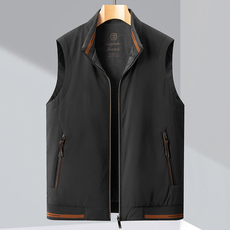 Coat Vest Casual Men's Double-sided Sleeveless Top