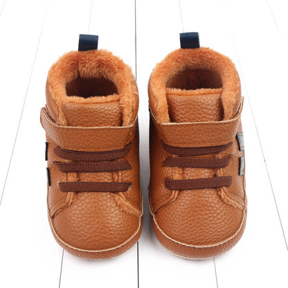 Sports Soft-sole Cotton Shoes High-top Baby Shoes Baby's Shoes