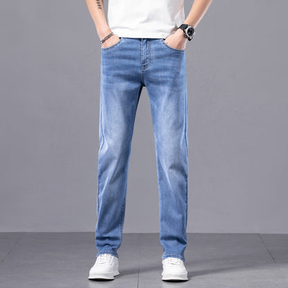 Men's Straight Slim Stretch Casual Pants