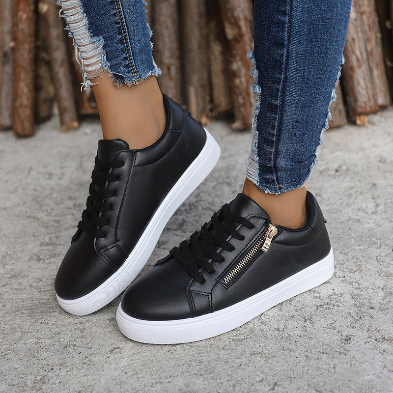 European And American Large Size Flat Bottom Sneaker Fashion All-matching