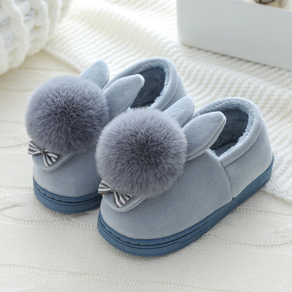 Autumn And Winter Boys And Girls Baby Cartoon Plush Shoes