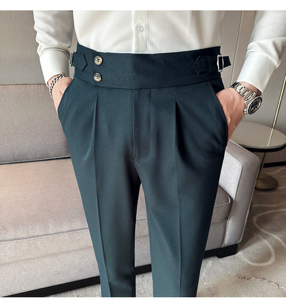 High-grade Casual Suit Slim-fit Ankle-length Pants