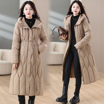 Women's Mid-length Thermal Cotton-padded Coat