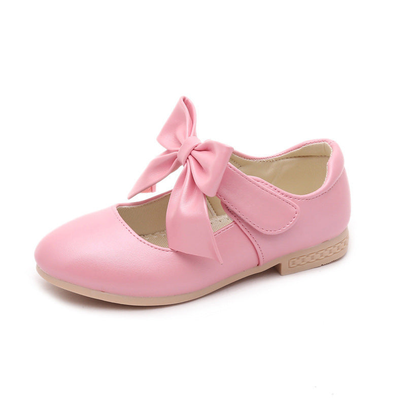 Mädchen Schuhe Weiß Leder Schuhe Bowknot Mädchen Kinder Prinzessin Schuhe