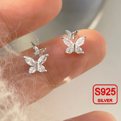 Full Body Material 925 Sterling Silver Anti Allergic Earrings