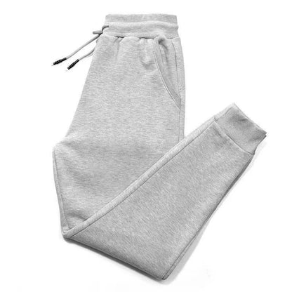 Straight Black Loose Casual Knitted Sports Pants