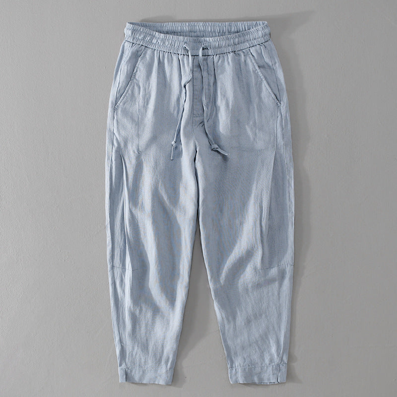 Summer Menswear Loose Linen Pants