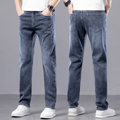 Men's Straight Slim Stretch Casual Pants